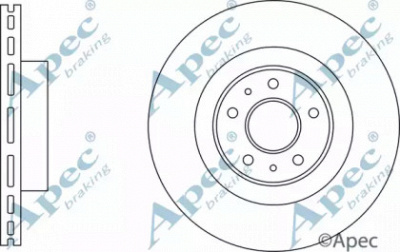 APEC BRAKING dsk3240 -  Тормозной диск